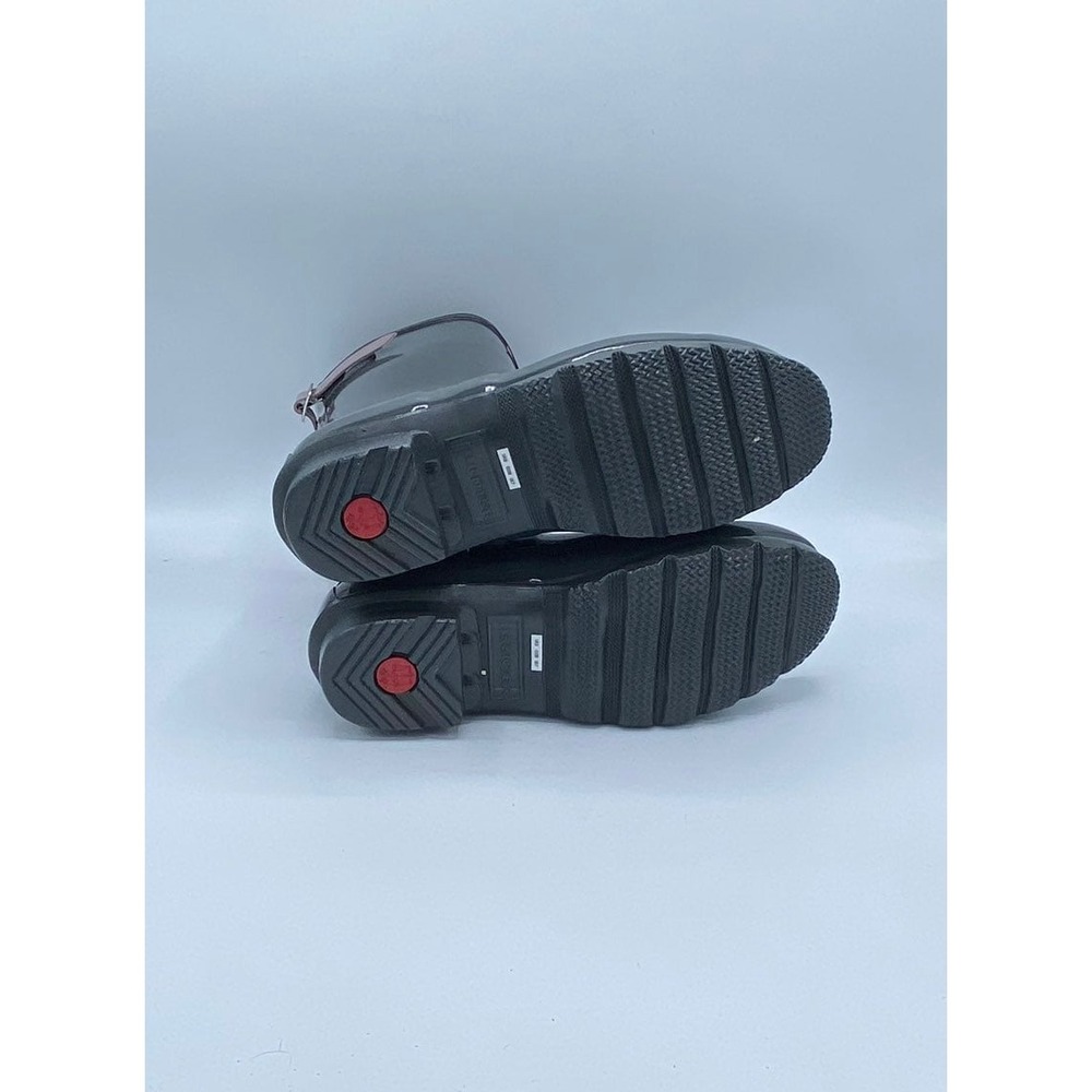 6W‎ - [NEW] Women's Hunter Short Back Adjustable Gloss Rain Boots WFS1013RGL - Picture 7 of 7
